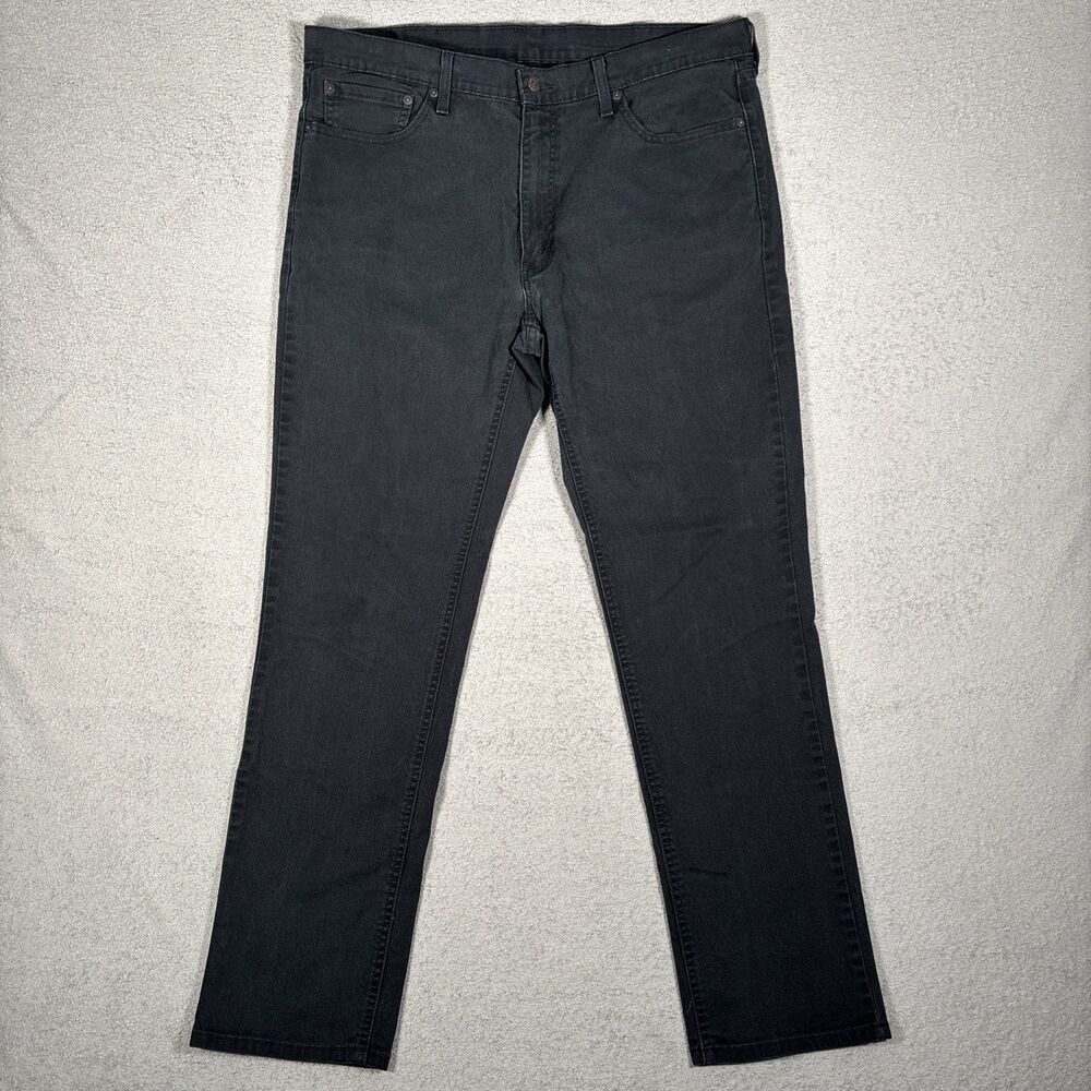 Levi’s Black Jeans Men’s Size 38x34 Fit 39x31 Black Patch Straight Grunge Y2K